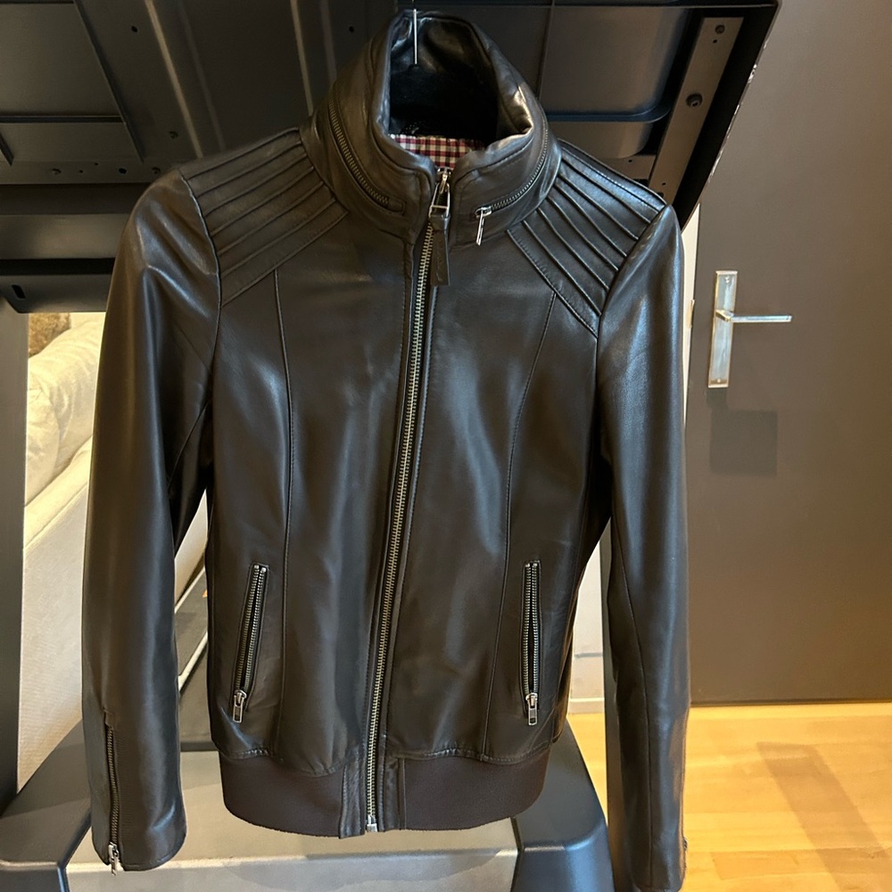 Mackage Women's Dark brown Leather Jacket